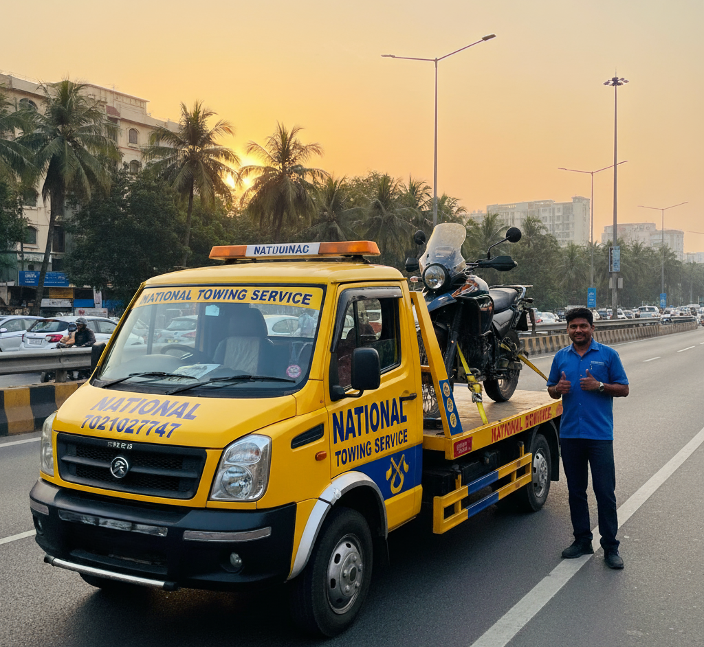 Helping stranded car owner roadside Thane